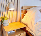 Akupaneel - Klassiek eiken met grijs vilt