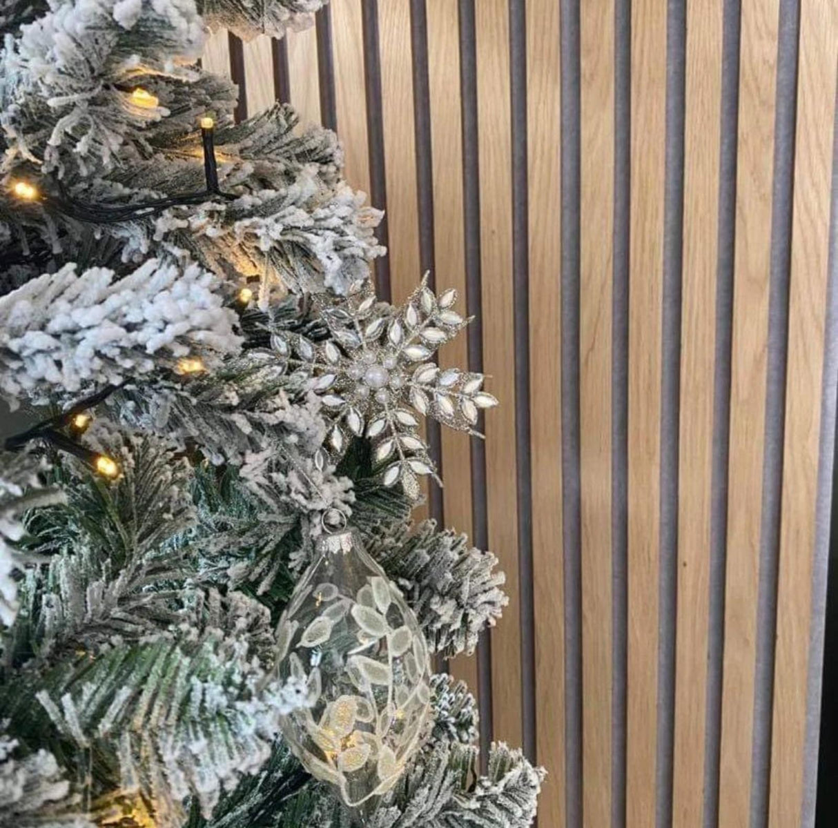 Akupaneel - Klassiek eiken met grijs vilt